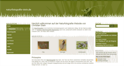 Desktop Screenshot of naturfotografie-stein.de